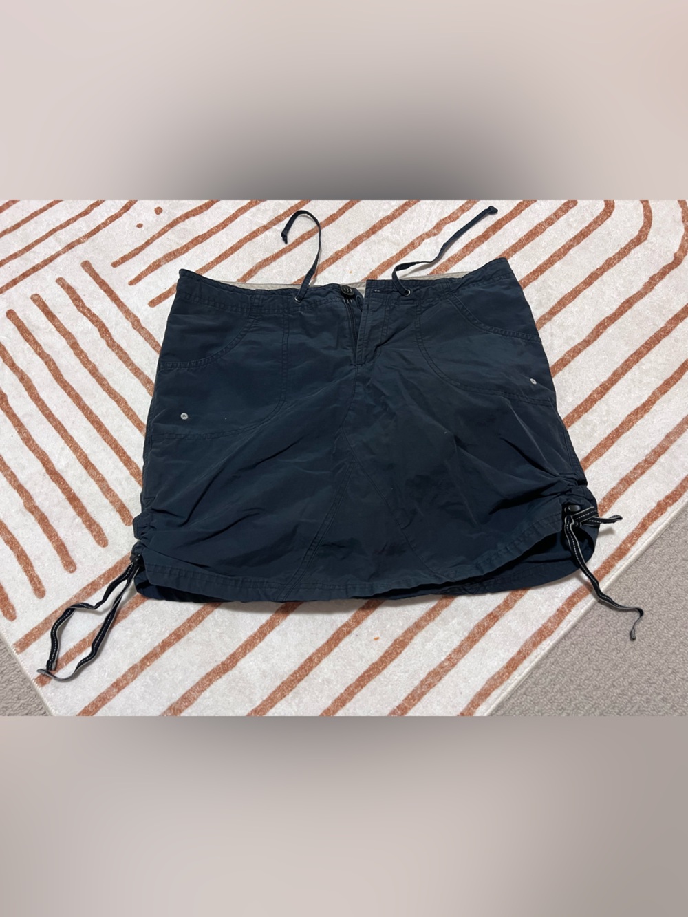 Columbia Black Athletic Drawstring Skort